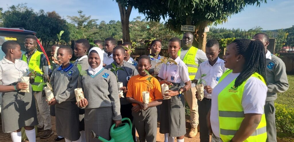 Greening Communities Through Tree Planting and Environmental Stewardship Kyansanku Hill College Mpigi 5 1024x496