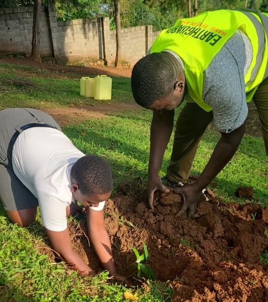 Greening Communities Through Tree Planting and Environmental Stewardship Kyansanku Hill College Mpigi 7